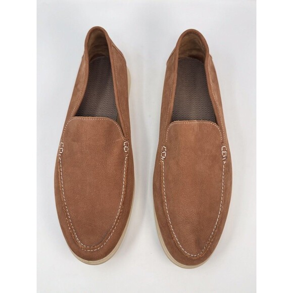 Johnnie-O Malibu Venetian Mens Shoes Brown Leather Loafer Slip On Casual US 13 M - Picture 3 of 10